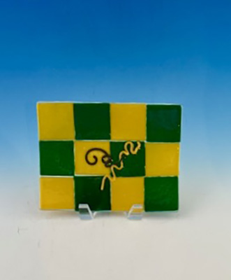 Irish Checkerboard Plate