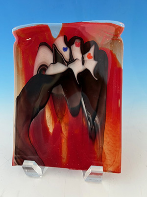 Penguins and Butterflies Plate